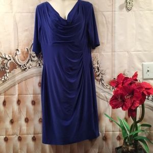 Ralph Lauren Stretch Sheath Dress 16 Office Church